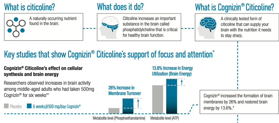 Citicoline enhances frontal lobe bioenergetics - "Supports healthy brain energy metabolism"